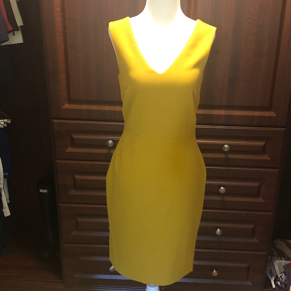 Yellow Sleeveless Banana Republic Dress